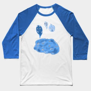 Water Drops Meeting Baseball T-Shirt